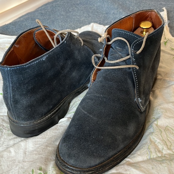 Allen Edmonds Gobi Desert Boot In Blue 